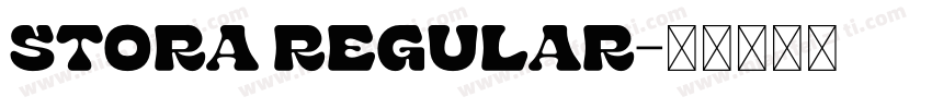Stora Regular字体转换